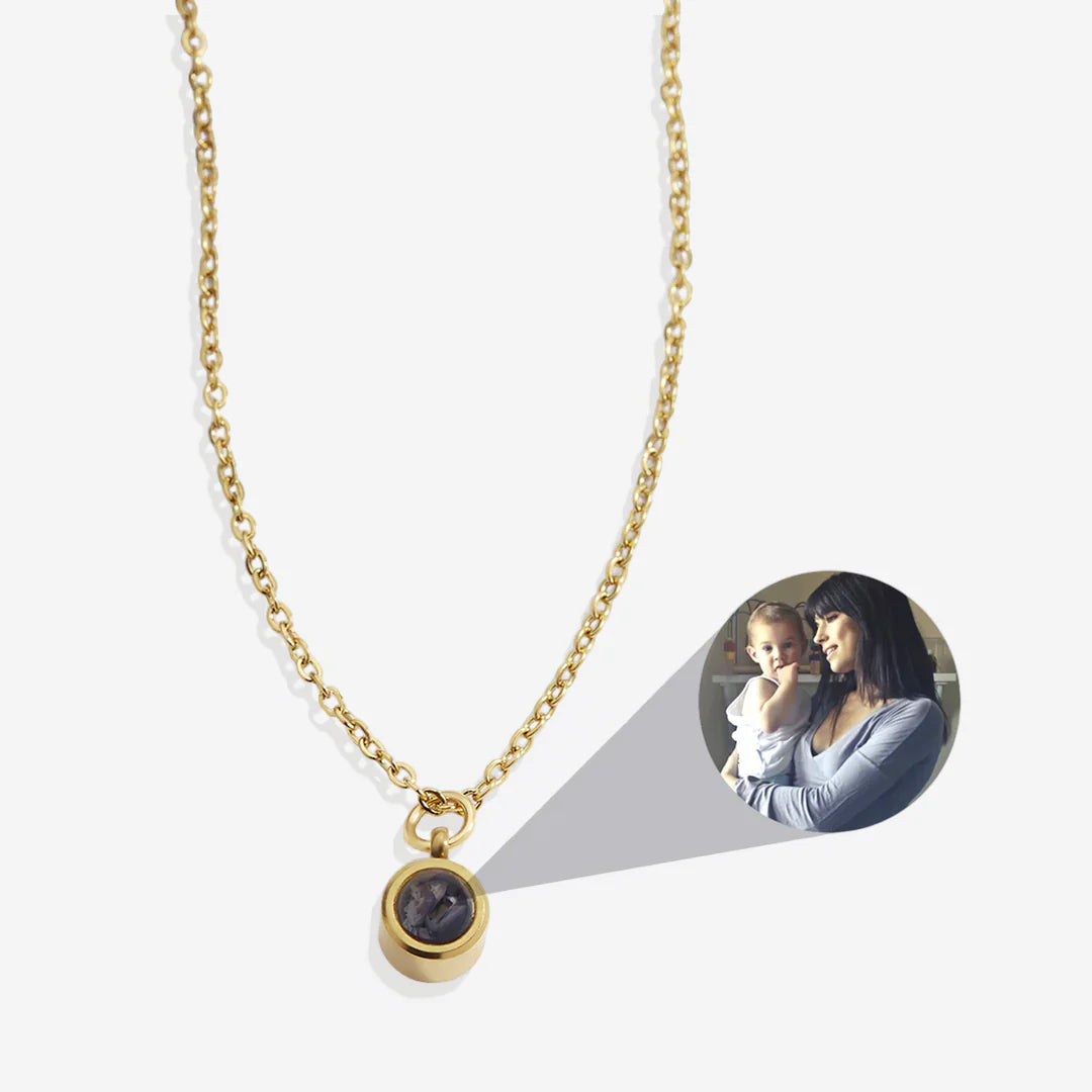 Whispered Moments: Timeless Photo Necklace